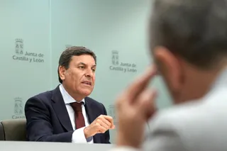 El consejero de Economía y Hacienda y portavoz de la Junta, Carlos Fernández Carriedo, comparece en rueda de prensa posterior al Consejo de Gobierno | ICAL / Rubén Cacho
