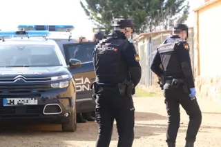 Agentes de la Policía Nacional en una reciente operación en Salamanca contra el tráfico de drogas