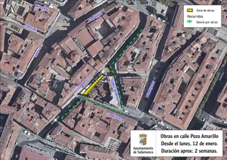 Corte de tráfico calle Pozo Amarillo