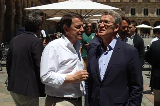 Feijóo, presidentes y cargos autonómicos del PP disfrutan de la gastronomía salmantina en 'Las Tapas de Gonzalo'