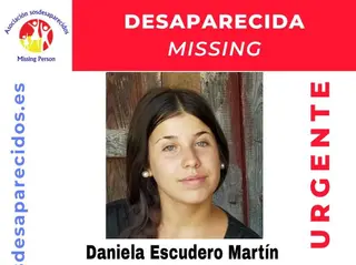 Cartel de la desaparecida Daniela Escudero Martín