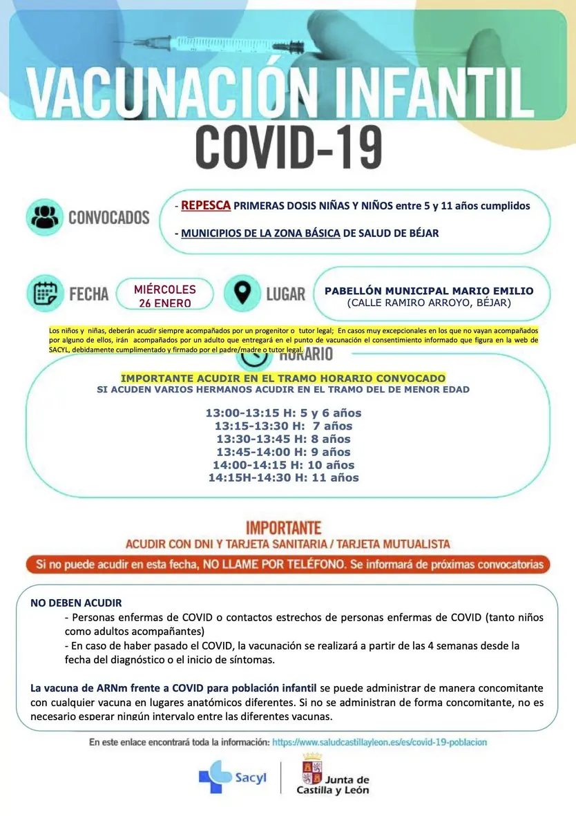 3. BÉJAR REPESCA INFANTIL 26 ENERO 2010 2016 1ª Pfizer
