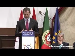 Discurso del Rey Felipe VI en el Paraninfo de la Universidad de Salamanca
