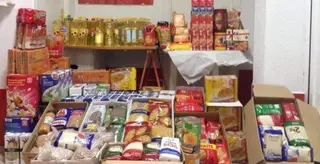 Kilos y más kilos de solidaridad