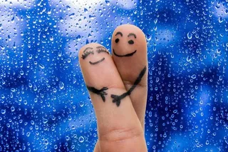 Pareja, amor, abrazo, sexo, felices