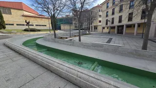 Fuente de la Plaza de la Fontana donde ha ocurrido el suceso.