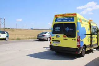 Accidente rotonda Villares