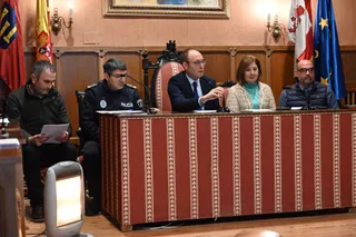 Junta de Seguridad para el Carnaval del Toro de Ciudad Rodrigo 2025. Foto Ayuntamiento Ciudad Rodrigo