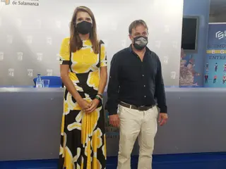 Almudena Parres y Fernando Castaño