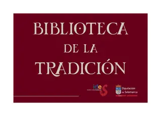 Rotulación que identifica a la Biblioteca de la Tradición