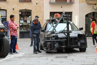 Primer día de rodaje de la película de Bollywood en Salamanca