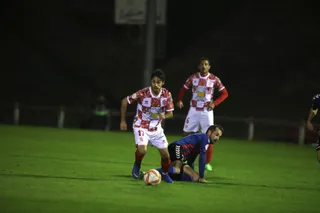 Alvarito, en el choque ante el Leioa / FOTO CD GUIJUELO