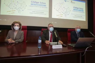 El consejero de Sanidad, Alejandro Vázquez en la jornada del Ictus en Castilla y León de este martes. Foto ICAL