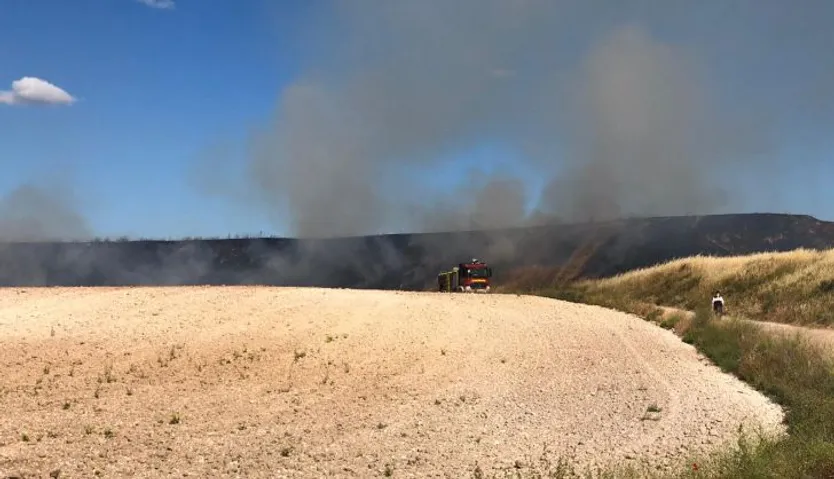 Incendio en el volcán de garrido (9)