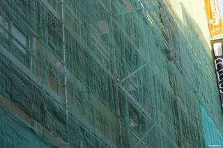 Obras en un edificio.