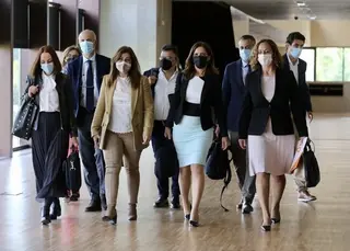 La consejera de Empleo e Industria, antes de su comparecencia en la Comisión de las Cortes. ICAL