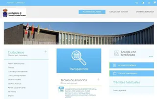 El Ayuntamiento de Santa Marta “cumple con la ley y mejora en aspectos de transparencia”