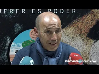 Rueda de prensa tras el Salamanca CF UDS - Cultural Leonesa