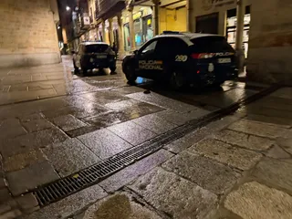 Policía Nacional Plaza Mayor. Foto de archivo