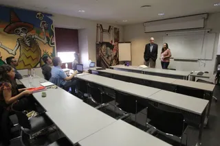 Seminario sobre política en Brasil.