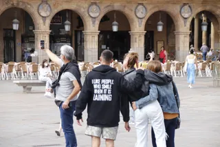Turistas en Salamanca