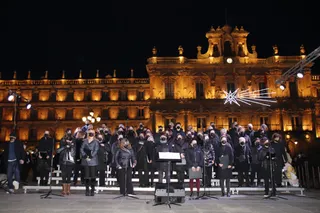 Acto cultural de Navidad en la Plaza Mayor | Fotos Andrea M