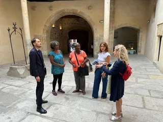 El concejal de Turismo, Ángel Fernández Silva recibe a los turoperadores neoyorkinos visitan Salamanca