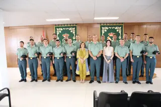 Guardia Civil de Salamanca presenta a los guardias civiles alumnos