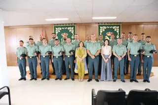 Guardia Civil de Salamanca presenta a los guardias civiles alumnos