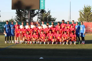 Inicio de la pretemporada de la UD Santa Marta | Belén Hurtado
