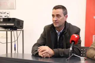 Presentación de Astu como nuevo director deportivo del Santa Marta