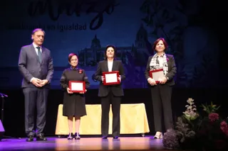 Acto de reconocimiento y entrega de distinciones del Ayto Salamanca, con motivo del Día Internacional de la Mujer