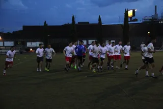 Inicio de los entrenamientos del Navega