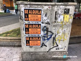 cartel se alquila vientre