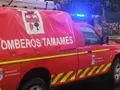 Bomberos de Tamames en una foto de archivo