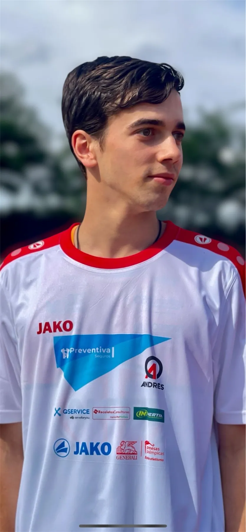 El atleta salmantino Diego Ruíz García