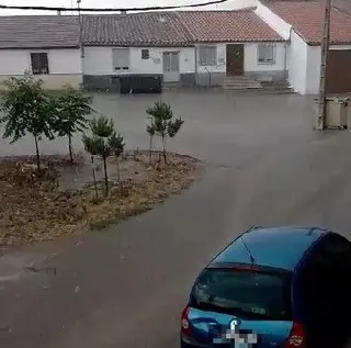 Granizo y lluvia en Anaya de Alba | SALAMANCA 24 HORAS