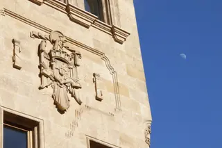 Símbolos franquistas en Salamanca Banco de España
