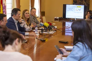 Virginia Barcones en la presentación de los datos meteorológicos de Castilla y León durante el verano
