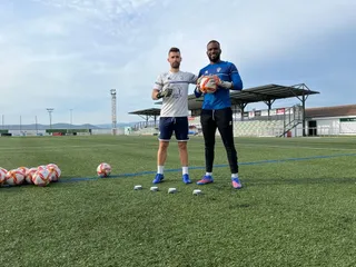 Xavi Álvarez y Johan Guzmán | FOTO SALAMANCA24HORAS.COM