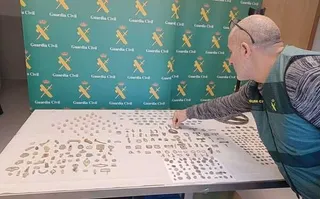 La Guardia Civil investiga a una persona por la comisión de un supuesto delisto a la protección del patrimonio histórico. Foto ICAL