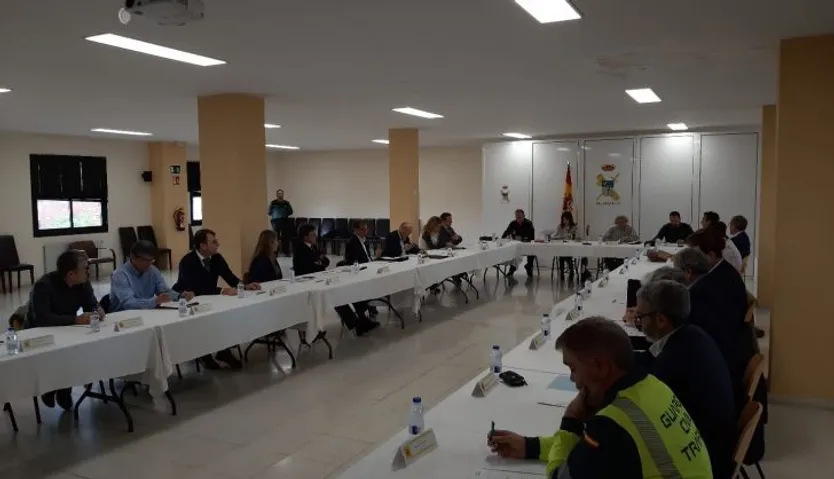Reunión de la Comisión de Asistencia a la subdelegada del Gobierno en la Comandancia de la Guardia Civil de Salamanca