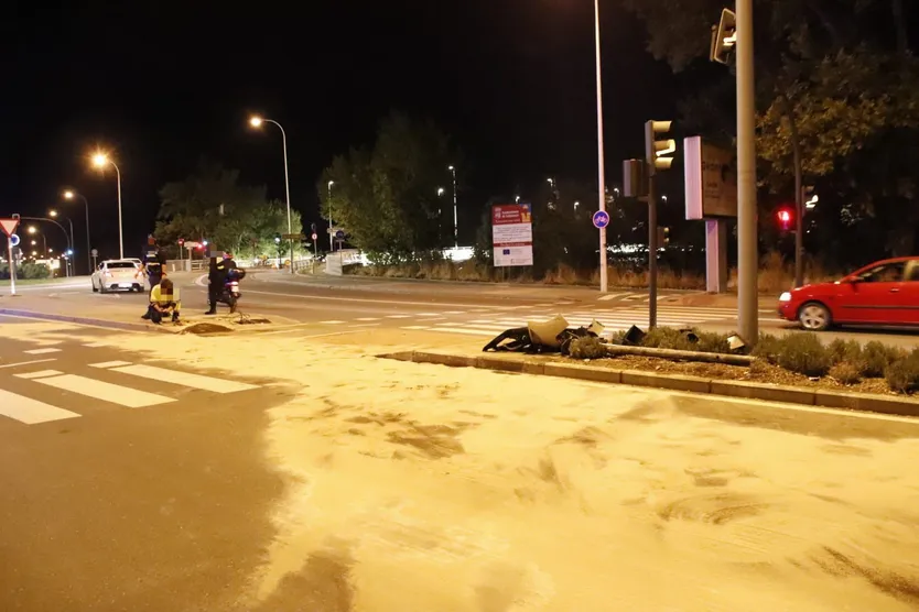 Accidente en la Vía Helmántica