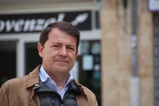 Alfonso Fernández Mañueco durante un acto en Salamanca. Foto de archivo