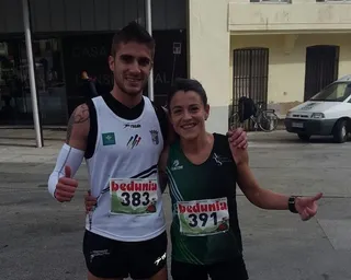 Angel Torres y Verónica Sánchez se imponen en la quinta edición de la Jamón Veloz