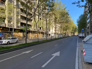 Imagen de archivo de la avenida de Portugal, junto a la glorieta del Coronel Heredero Gil