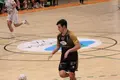 Sergio Nicolás de la Cruz, en un partido del Balonmano Salamanca.