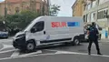 Un herido tras el choque de una furgoneta contra un muro en la cuesta de Sancti-Spíritus