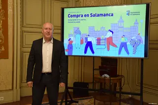 Juan José Sánchez. "Apostamos por ti, compra en Salamanca"