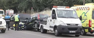 Cinco heridos en accidentes de tráfico en Salamanca, Machacón, Vallejera y Buenavista